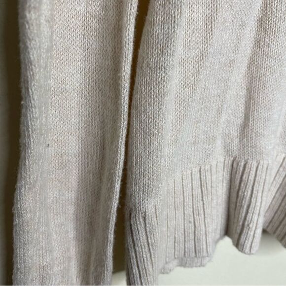 Loft Outlet Beige Tan Lightweight Collared Sweater Size Small - Picture 6 of 9